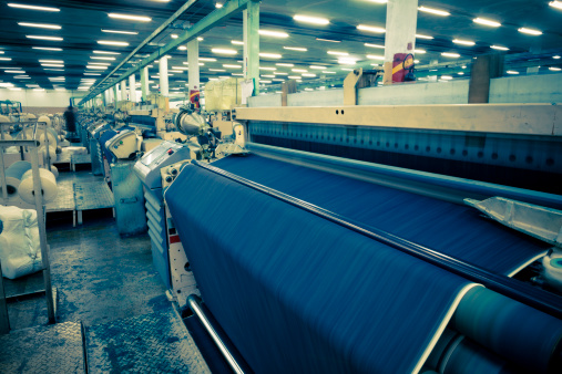 Denim Textile Industry - Making Jeans Fabric Airjet Looms