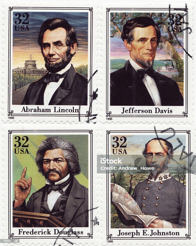 American Civil War Stock Photo - Download Image Now - Frederick Douglass, Abraham  Lincoln, Illustration - iStock
