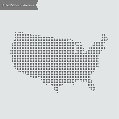 vector of the USA map
