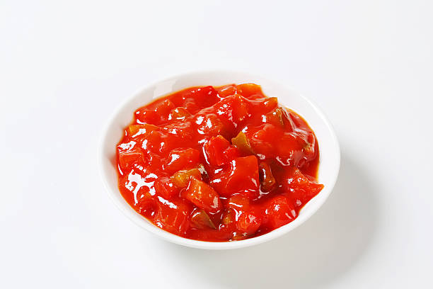 istock Salsa dip in a porcelain bowl 174998748
