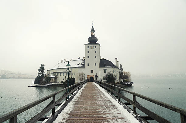 pont seeschloss ort - orth photos et images de collection