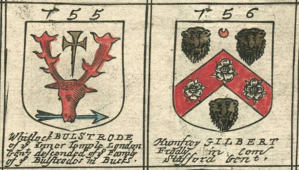 istock Coat of arms 17th century Bulstrode and Gilbert 174999127