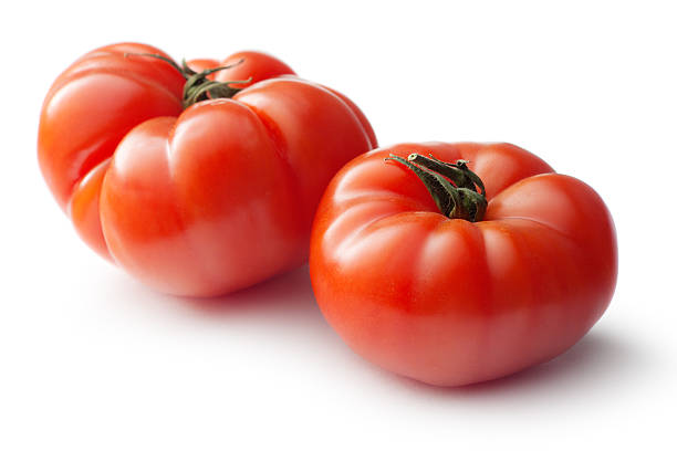 gemüse: fleischtomate - beefsteak tomato stock-fotos und bilder