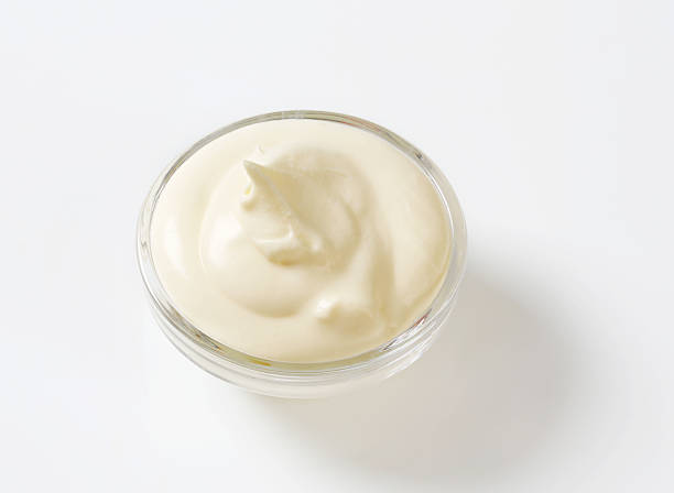 istock Cream cheese in a glass bowl 174999759