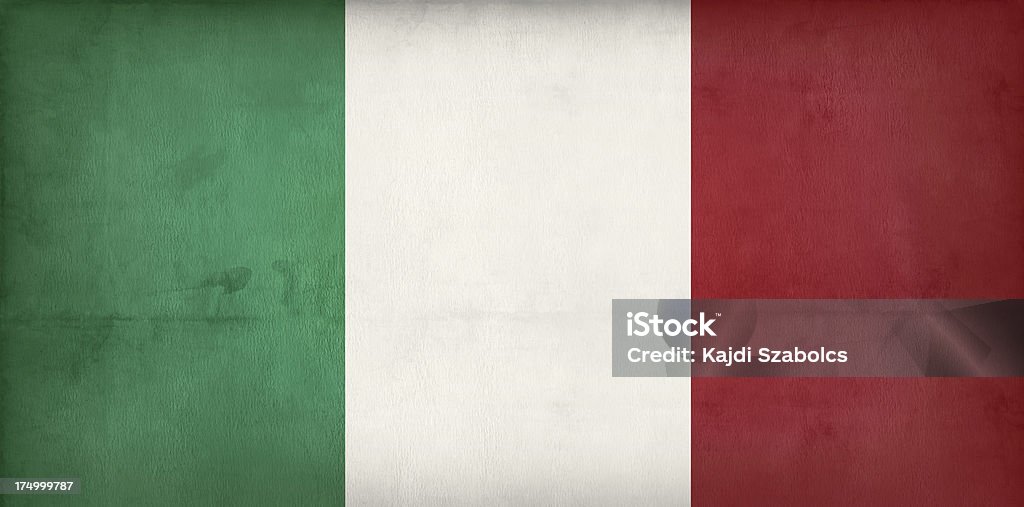 Vecchia Bandiera Italia - Foto stock royalty-free di Affari