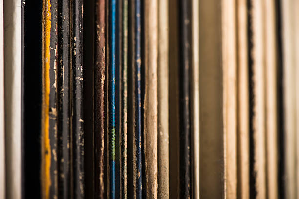 istock Cover of old vinyl records 174999814