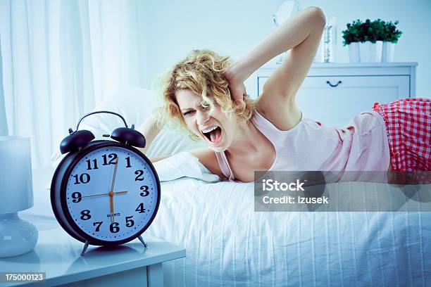 Young Woman In A Bedroom Stock Photo - Download Image Now - 25-29 Years, Adult, Adults Only