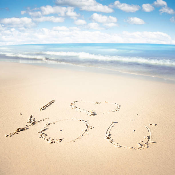 istock I love you message in the sand 175000596