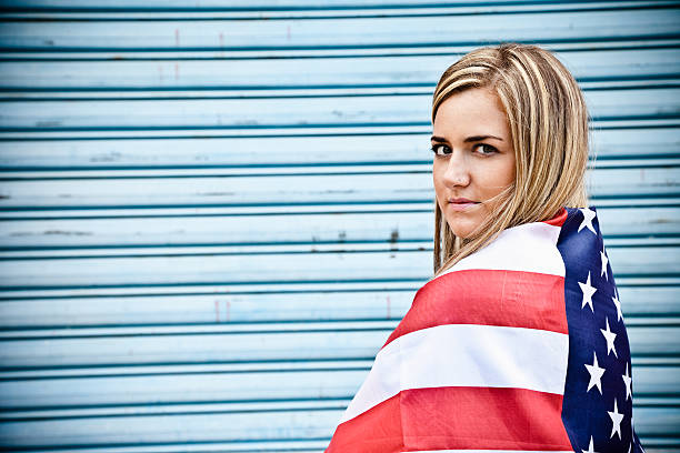 istock Patriotic Girl 175000677
