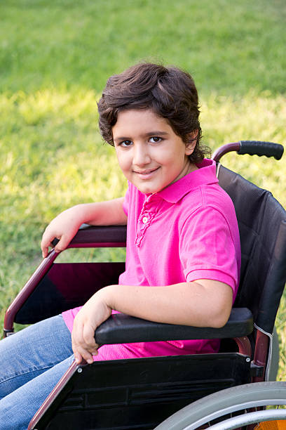 istock Young Boy in wheelchair 175000763
