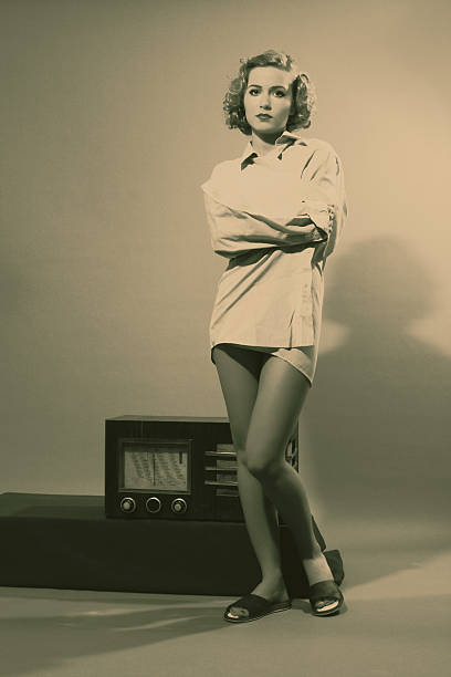 istock 1940s style.Female Portrait 175000844