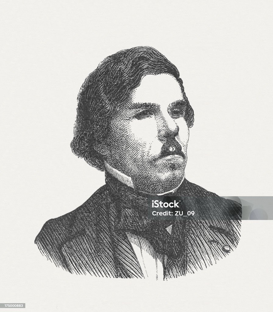 Eugène Delacroix - Illustrazione stock royalty-free di Eugène Delacroix