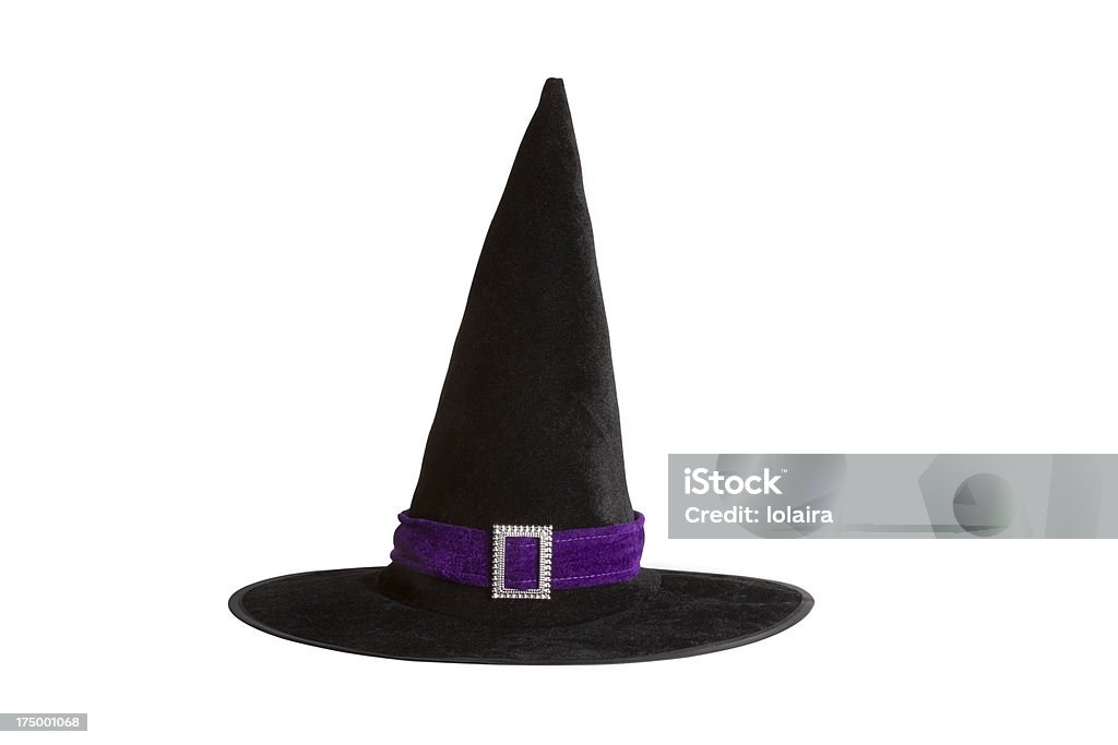 halloween sombrero de bruja - Foto de stock de Sombrero de bruja libre de derechos