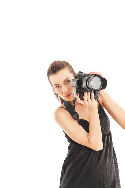 istock Young female photographer 175001183