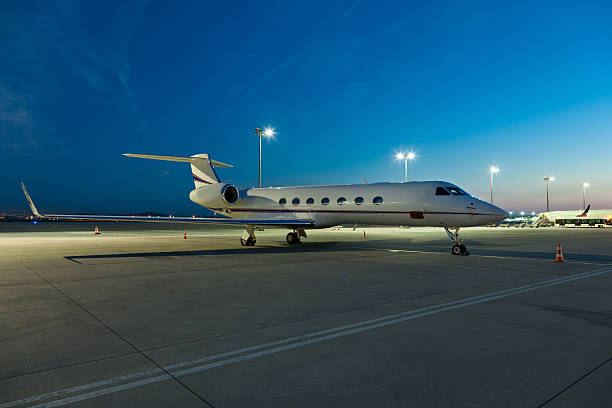 Charter Jet stock photo