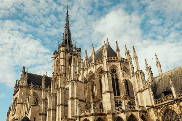 Cathedral Notre Dame d’Evreux, in the town of Evreux, west of Paris, France.