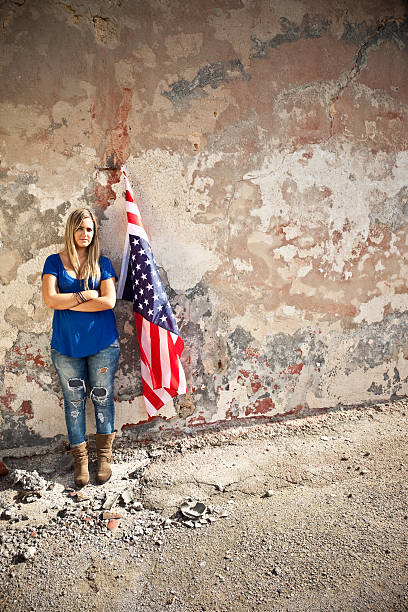 istock Patriotic Girl 175001647