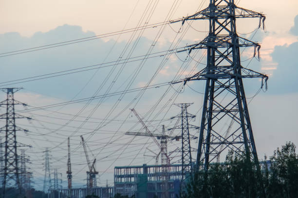 istock High voltage power lines in the sky 1750022678