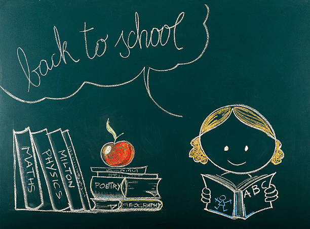 istock Back to School Concept Sketched on Blackboard 175003717