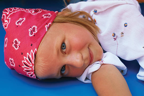 Child in park of attractions