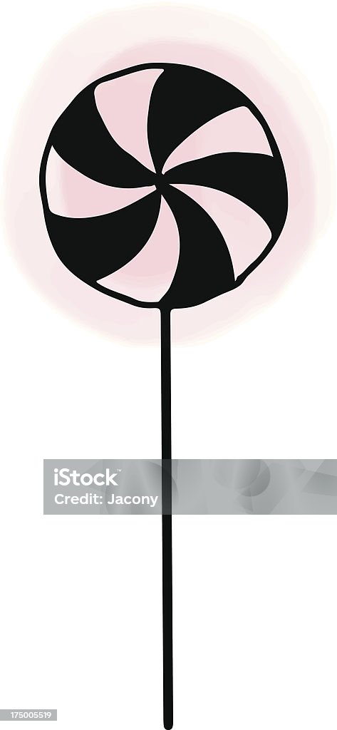 Sucette rose - clipart vectoriel de Aliment libre de droits