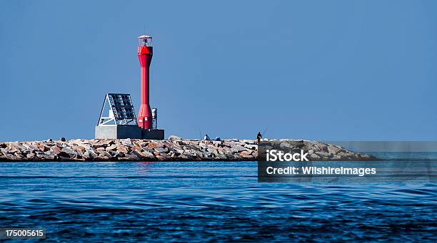 Cape Cod Canal Lighthouse On Breakwater Stock Photo - Download Image Now - Canal, Cape Cod, Environmental Conservation