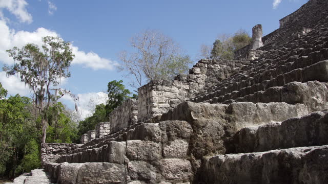 mayan ruins at kalakmul, mexico