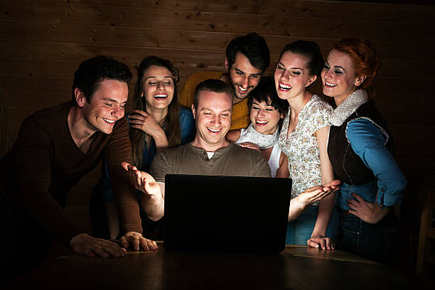 istock Happy People At Laptop 175006352