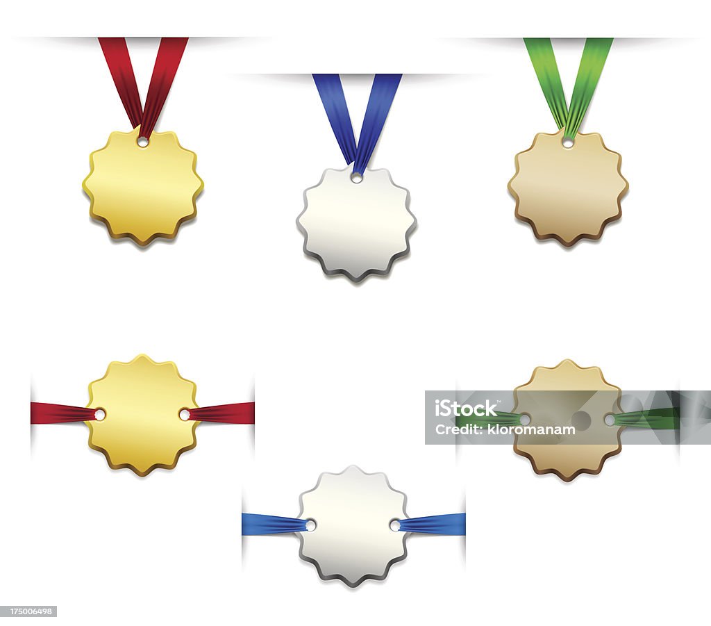 Zestaw medali - Grafika wektorowa royalty-free (Abstrakcja)
