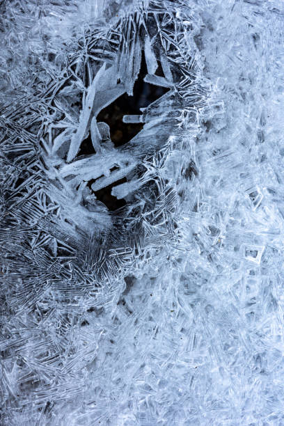 istock Ice surface of frozen water 1750069482