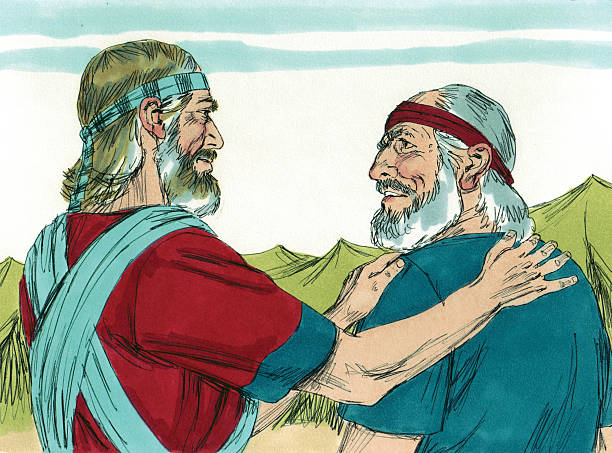 istock Joshua with Older Israelite Man 175008427