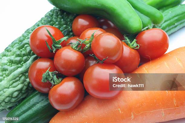 Photo libre de droit de Le Groupe De Légumes banque d'images et plus d'images libres de droit de Aliment - Aliment, Carotte, Fond blanc