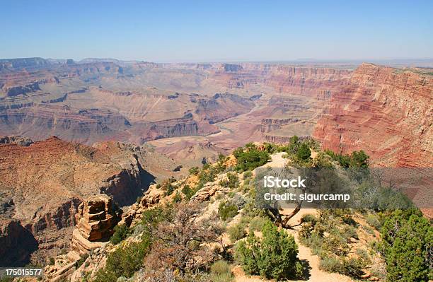 Grand Canyon Park Narodowy Arizona Usa - zdjęcia stockowe i więcej obrazów Ameryka Północna - Ameryka Północna, Bright Angel Point, Fotografika