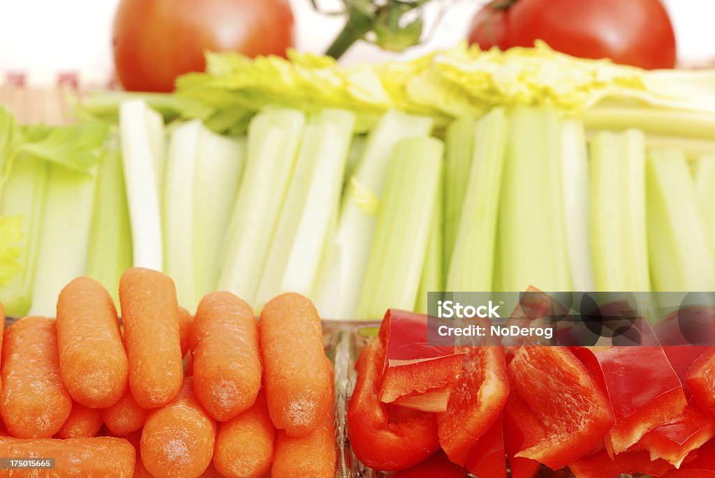 Placa de veggies bruto - Royalty-free Aipo Foto de stock
