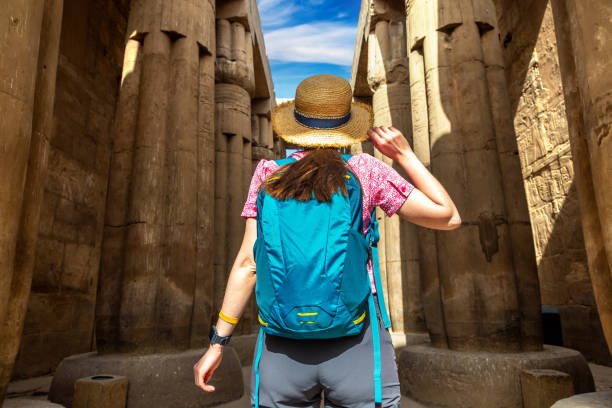 istock Woman at Luxor Temple in Egypt 1750197544