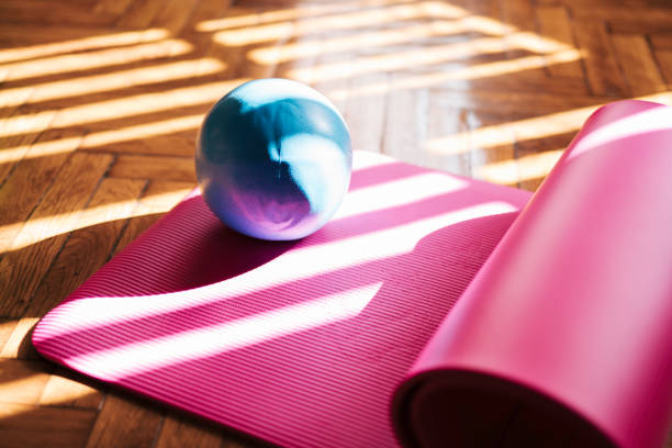 istock Fitness exercise equipment 1750203415
