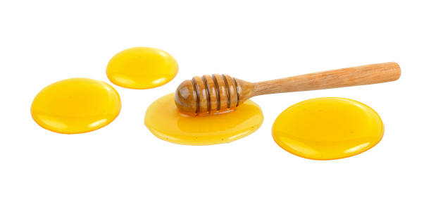 istock Sweet honey isolated on white background 1750203979