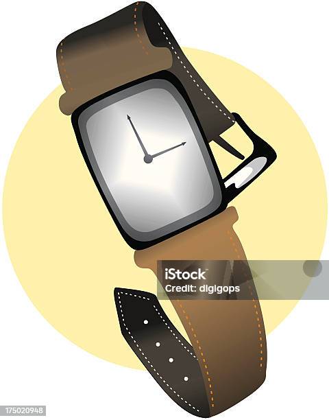 Armbanduhr Stock Vektor Art und mehr Bilder von Illustration - Illustration, Kleine Uhr, Mode