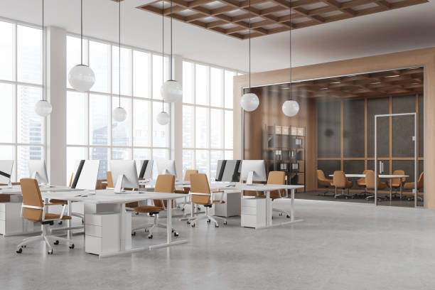 istock White open space office and conference room corner 1750209554