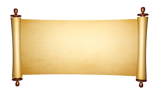 istock Vintage roll of parchment 175022694