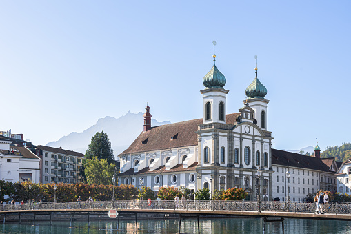 Jesuit Church St Francis Cavier located in Lucerne Switzerland