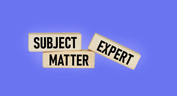istock On a blue background, wooden blocks with the text SUBJECT MATTER EXPERT 1750240717