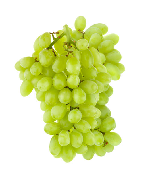 istock green grapes Isolated on white background 1750250151
