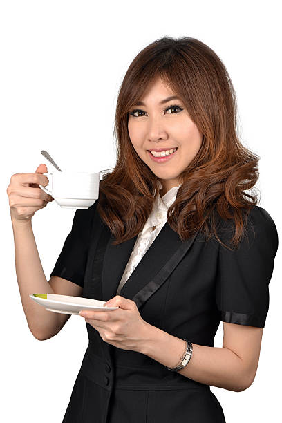 istock Coffee break in business woman hand 175025928