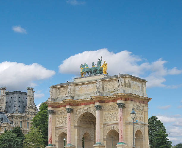 istock Triumphal Arch (Arc de Triomphe du Carrousel) at Tuileries. Bet 175026640