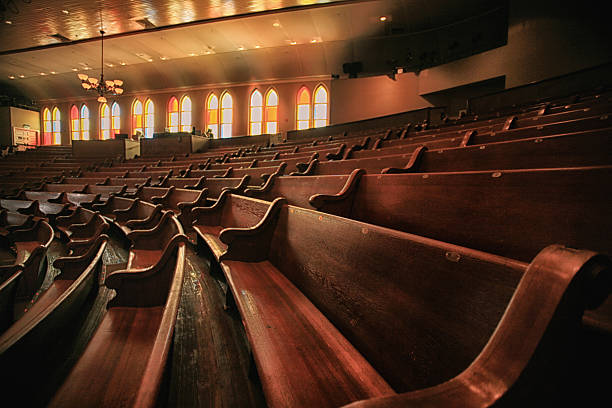 istock Wooden pews 175030067