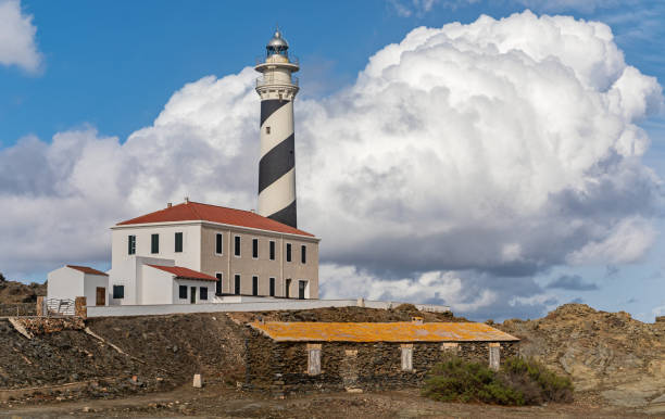 istock Favaritx Lighthouse at north coast of Menorca (Balearic Islands) 1750325988