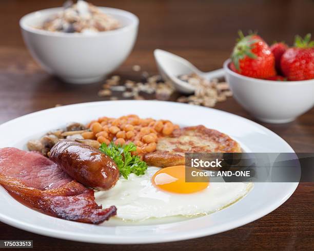Pełne Śniadanie Angielskie - zdjęcia stockowe i więcej obrazów Angielskie śniadanie - Angielskie śniadanie, Bekon, Cholesterol