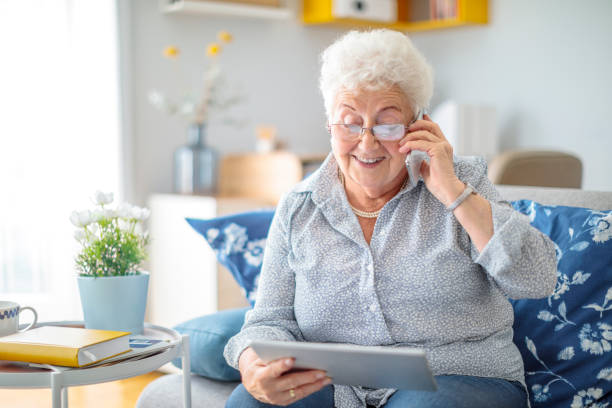istock Senior woman at home 1750422523