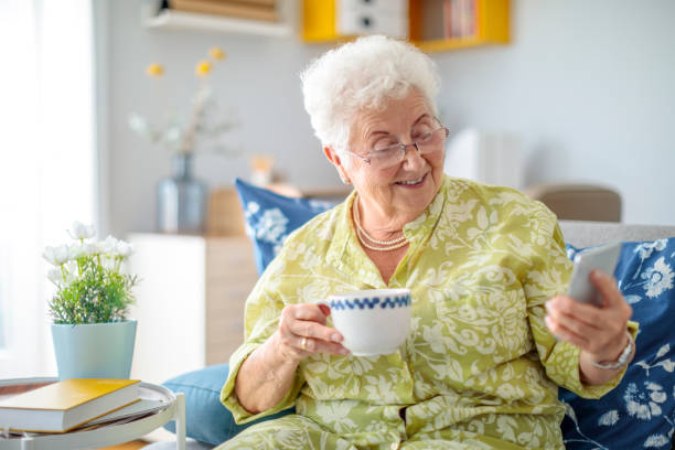 istock Senior woman at home 1750428049